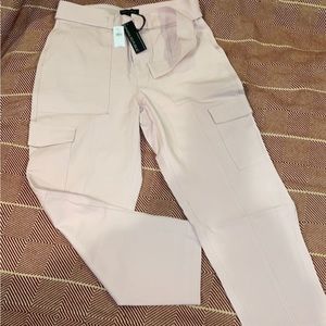 Banana Republic Refined Cargo Dress Pant in Blush